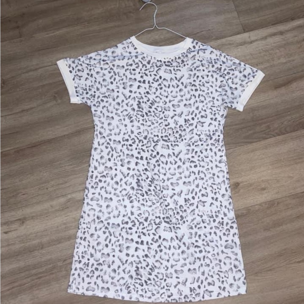 Leopard t shirt dress from SHEIN